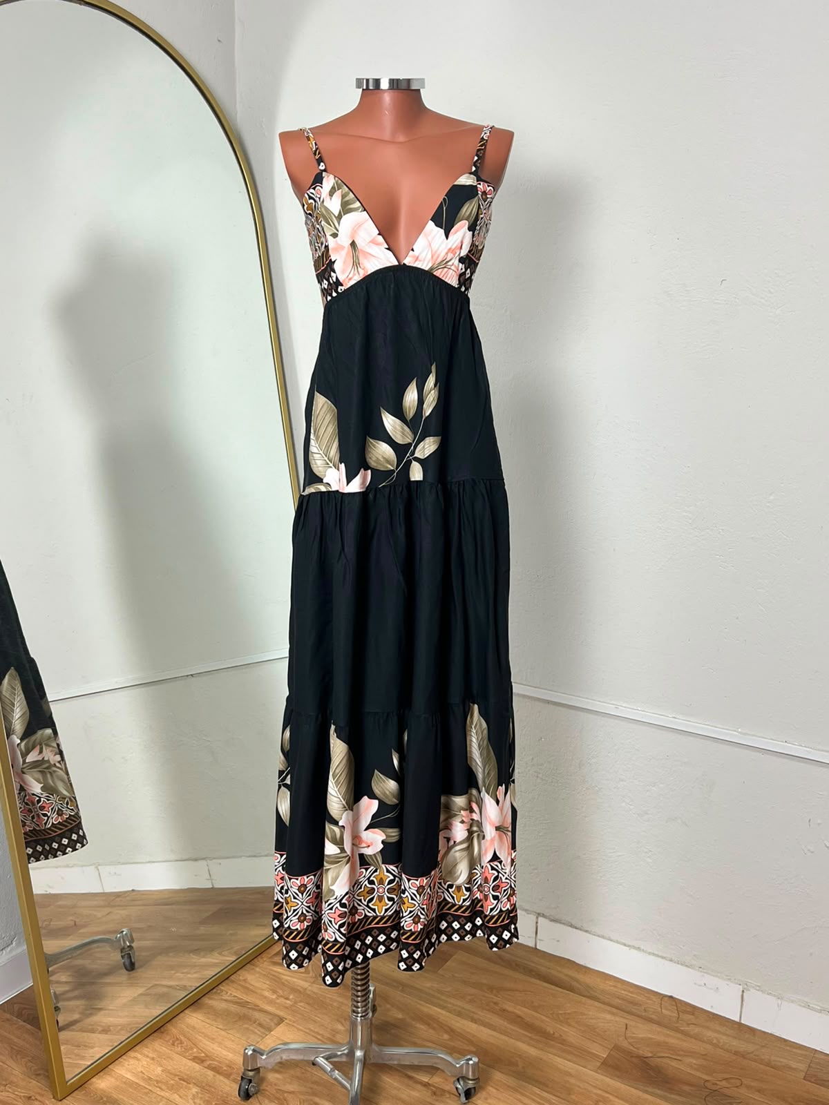 Vestido Longo Floral