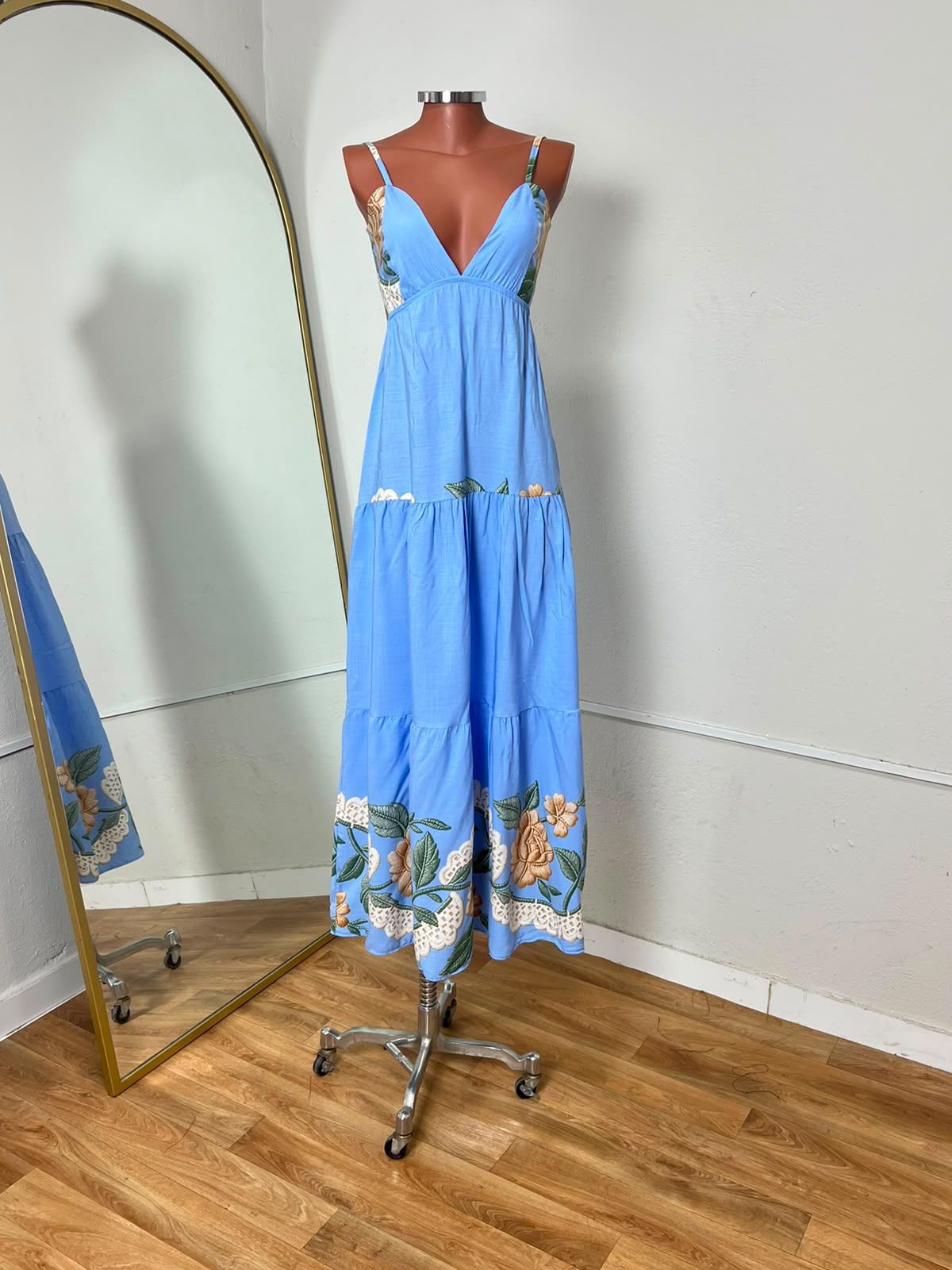 Vestido Longo Floral