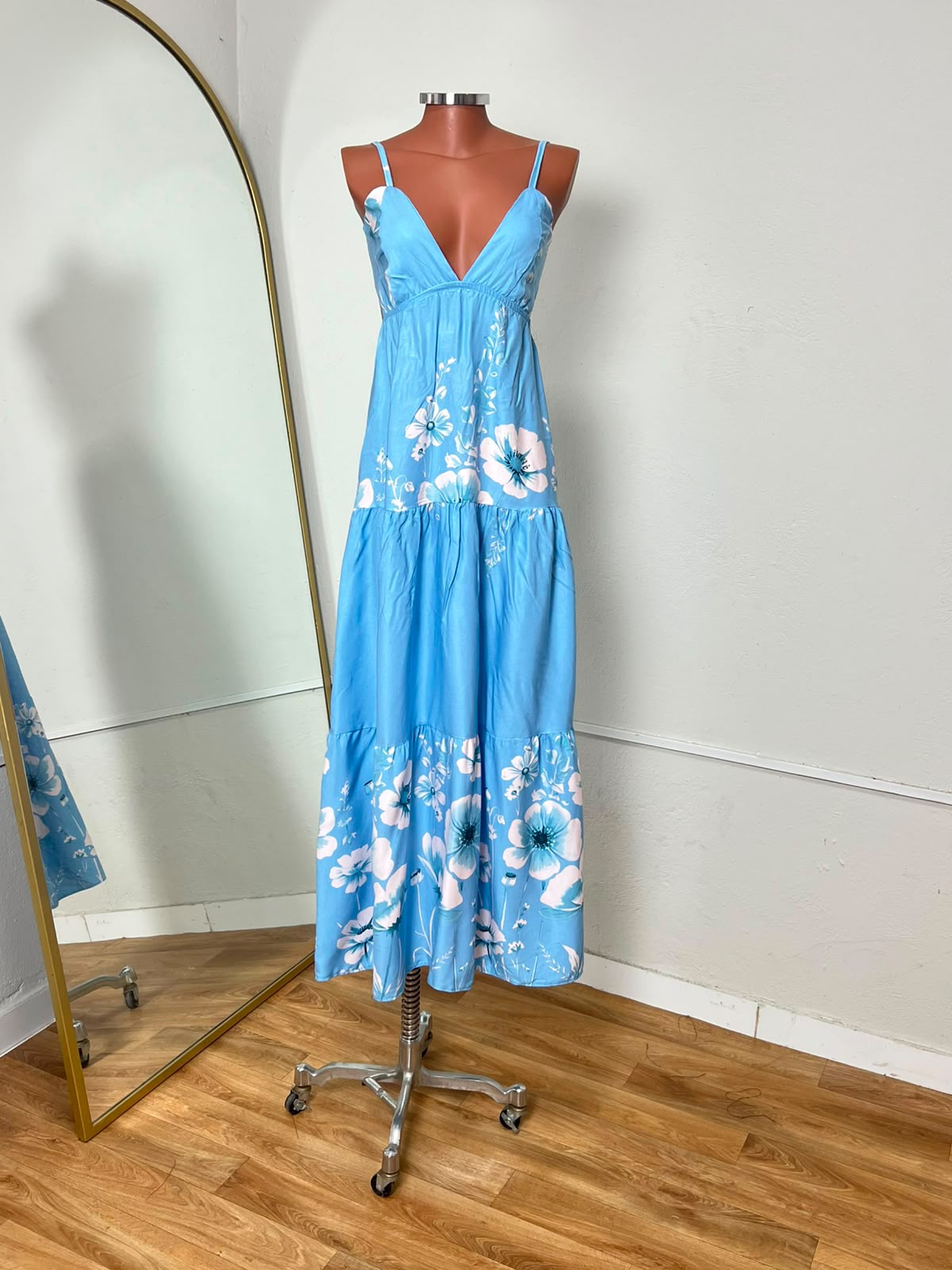 Vestido Longo Floral