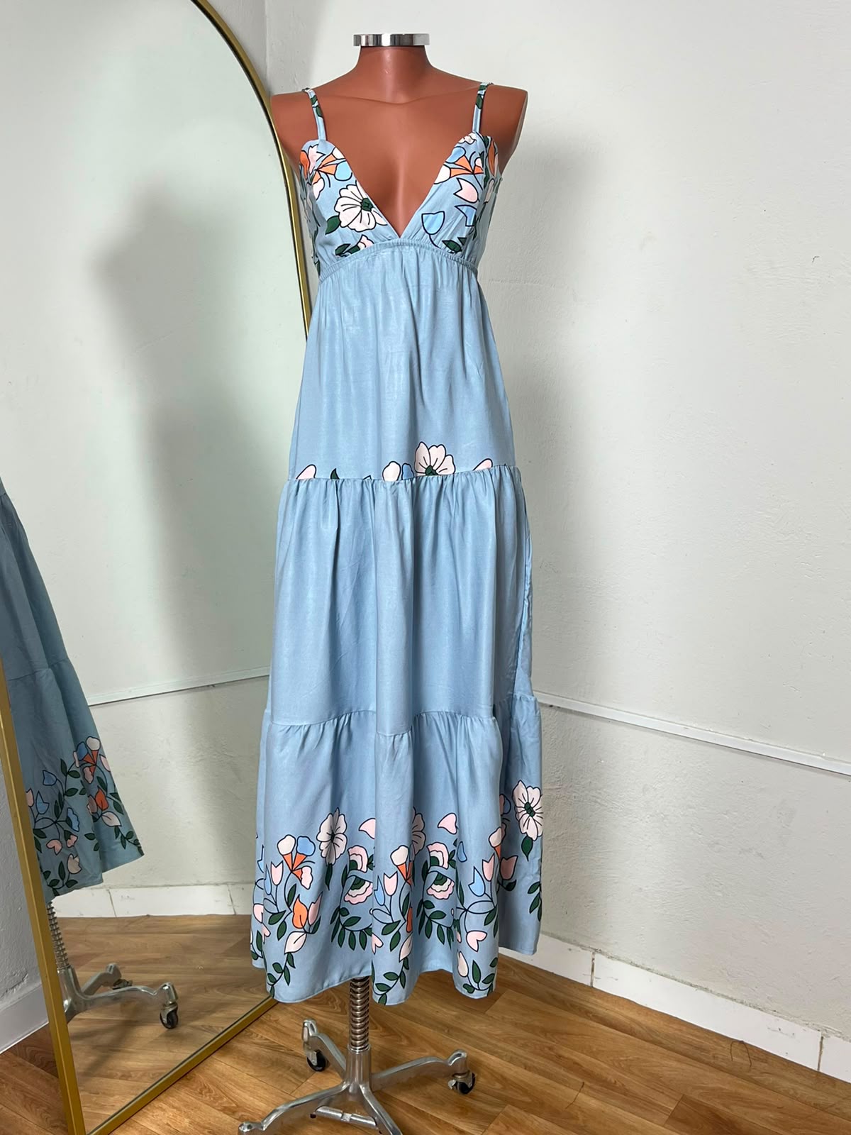 Vestido Longo Floral