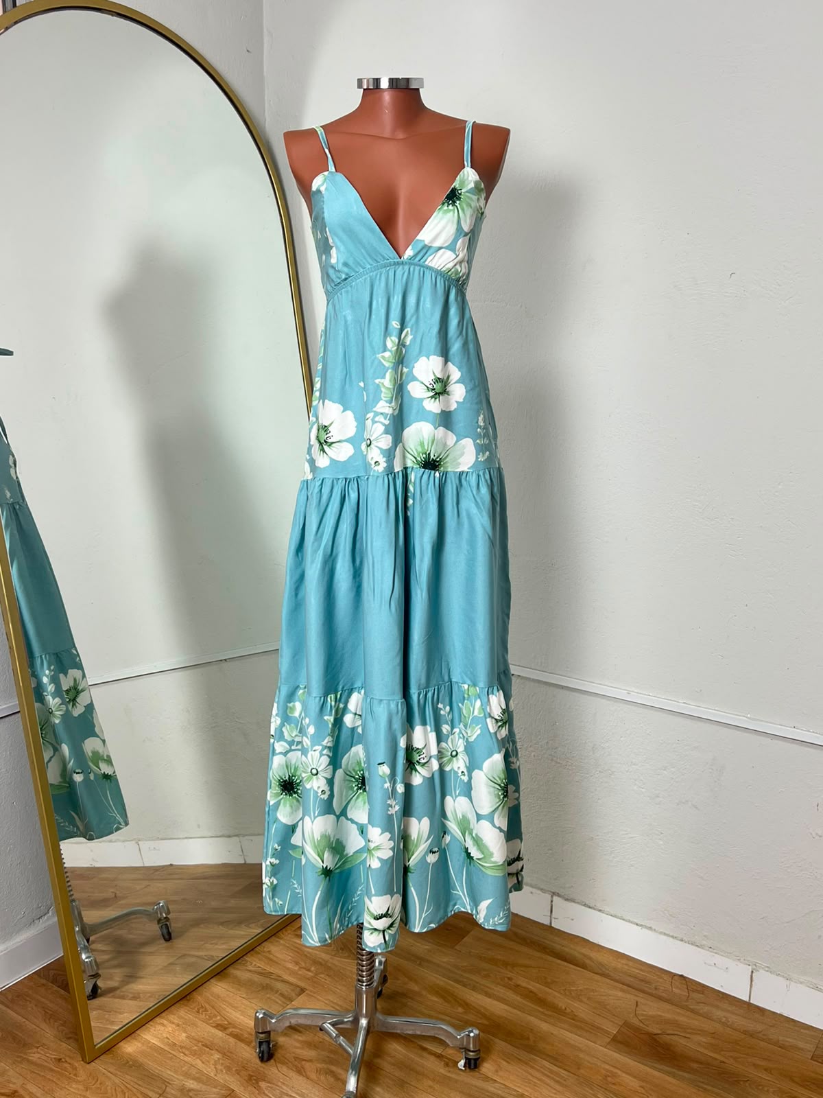 Vestido Longo Floral