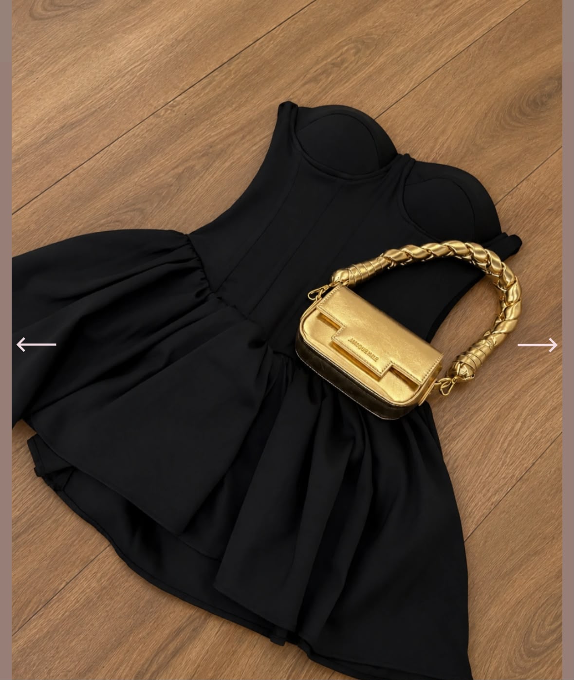 Vestido Peplum Bustiê